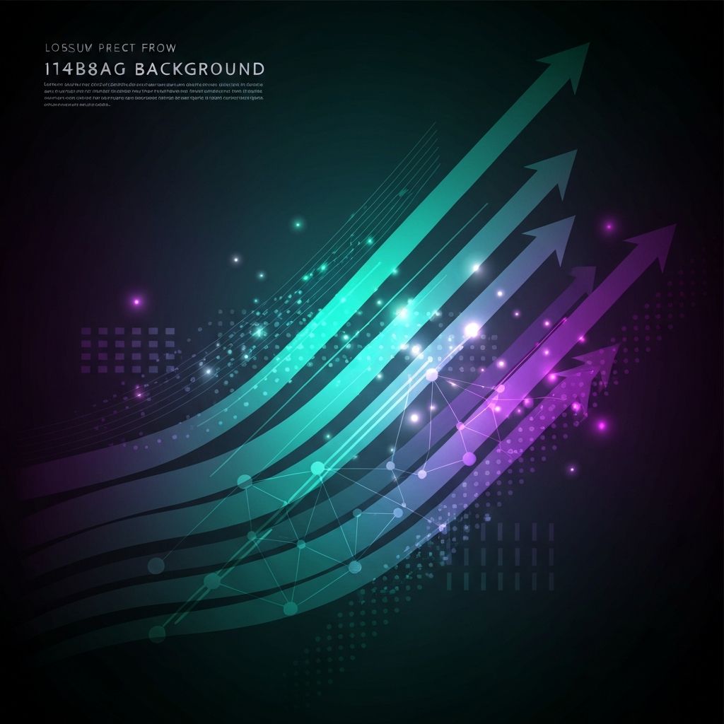 Futuristic abstract background design representing Sky Nexus innovation and growth